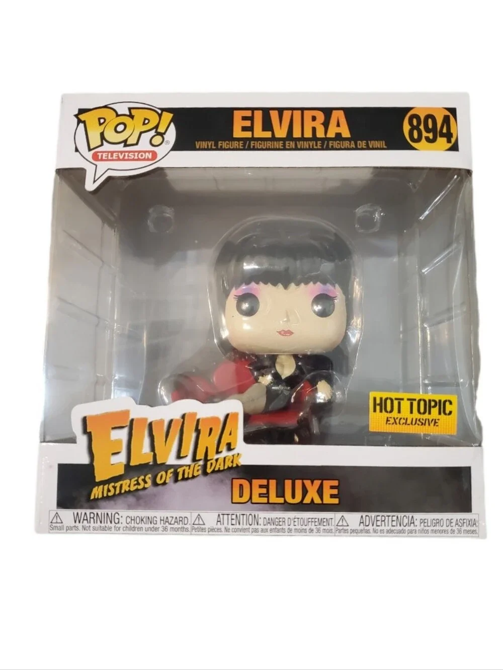 Funko Pop! Deluxe Elvira Mistress of the Dark on Couch Vinyl Figure #894